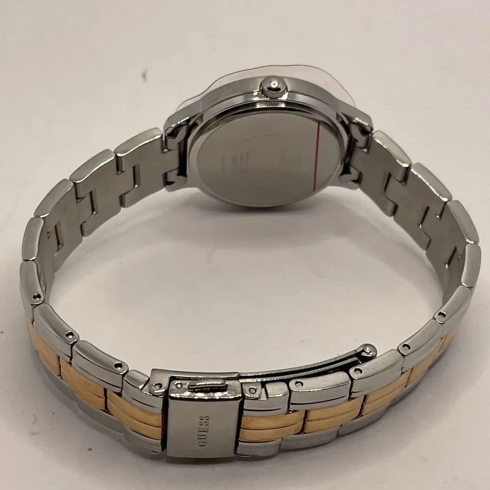 Guess Chelsea U1222L1 Womens Stainless Steel Analog Black Dial Quartz Watch Cv54